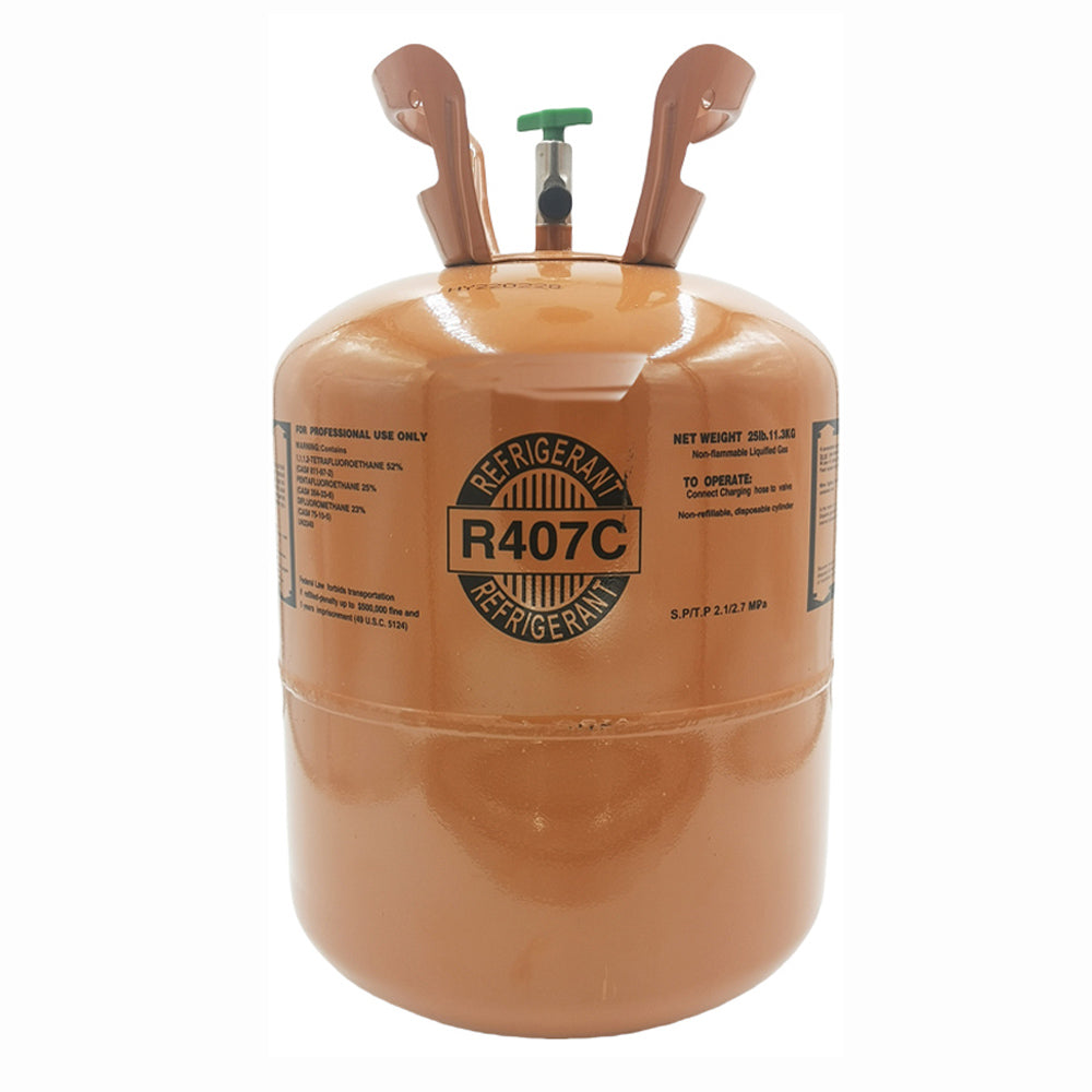 25Lb R407C / R-407C Refrigerant Gas Cylinder for HVAC Systems
