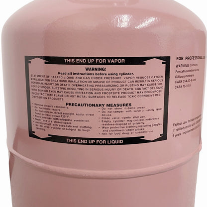 25Lb R410A / R-410A Refrigerant Gas Cylinder for AC & Heat Pumps