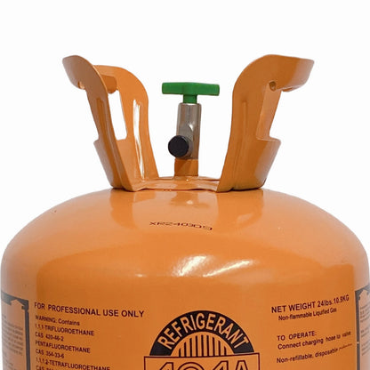 24Lb R404A / R-404A Refrigerant Gas Cylinder for Commercial Refrigeration