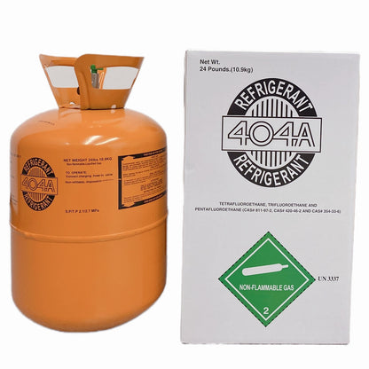 24Lb R404A / R-404A Refrigerant Gas Cylinder for Commercial Refrigeration