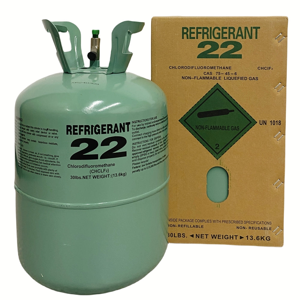 30Lb R22 / R-22 Refrigerant Gas Cylinder for Existing HVAC Systems