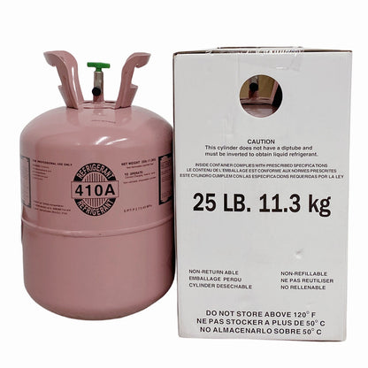 25Lb R410A / R-410A Refrigerant Gas Cylinder for AC & Heat Pumps
