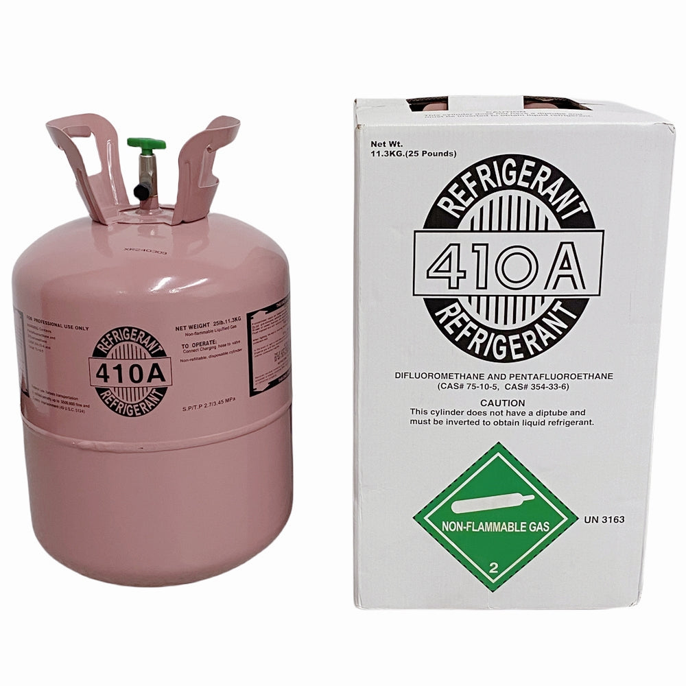 25Lb R410A / R-410A Refrigerant Gas Cylinder for AC & Heat Pumps