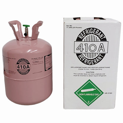 25Lb R410A / R-410A Refrigerant Gas Cylinder for AC & Heat Pumps