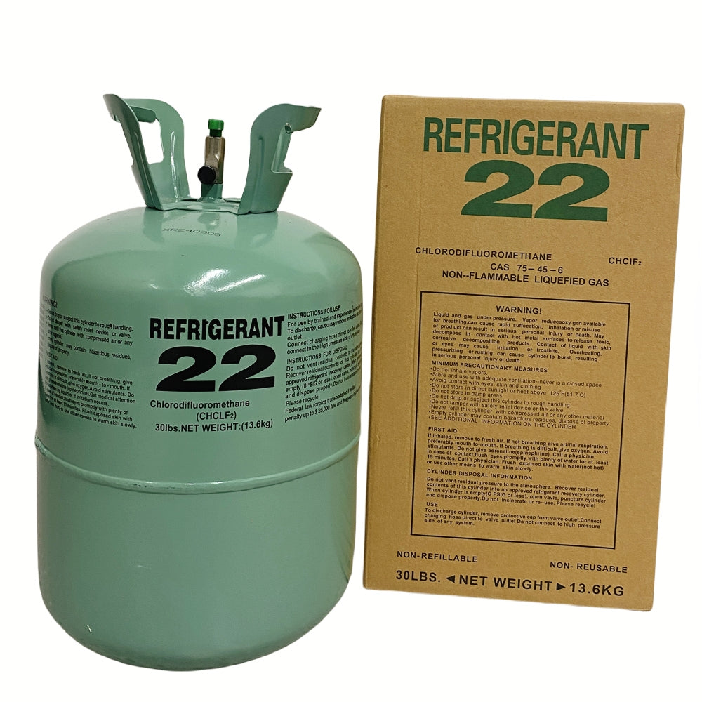 30Lb R22 / R-22 Refrigerant Gas Cylinder for Existing HVAC Systems