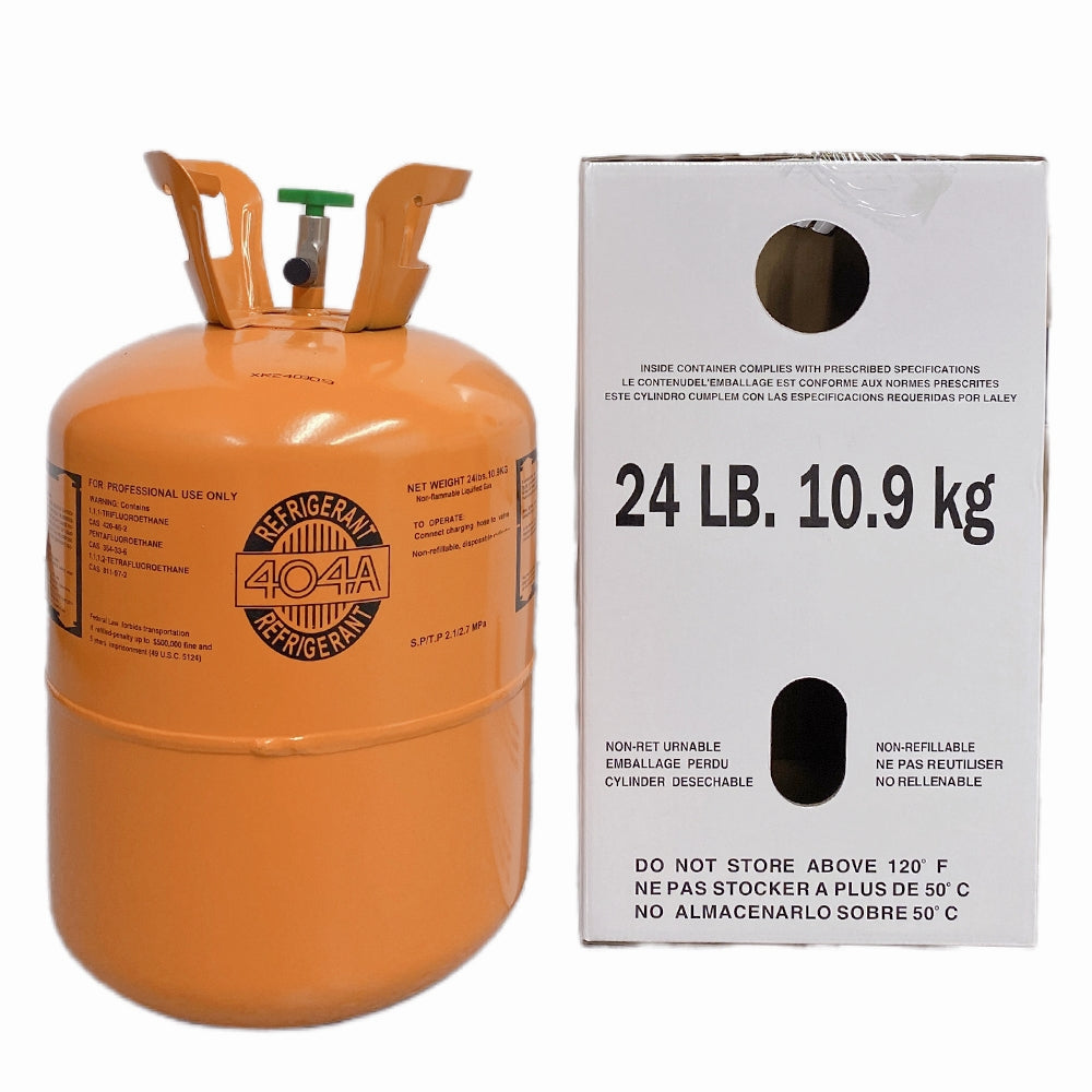 24Lb R404A / R-404A Refrigerant Gas Cylinder for Commercial Refrigeration