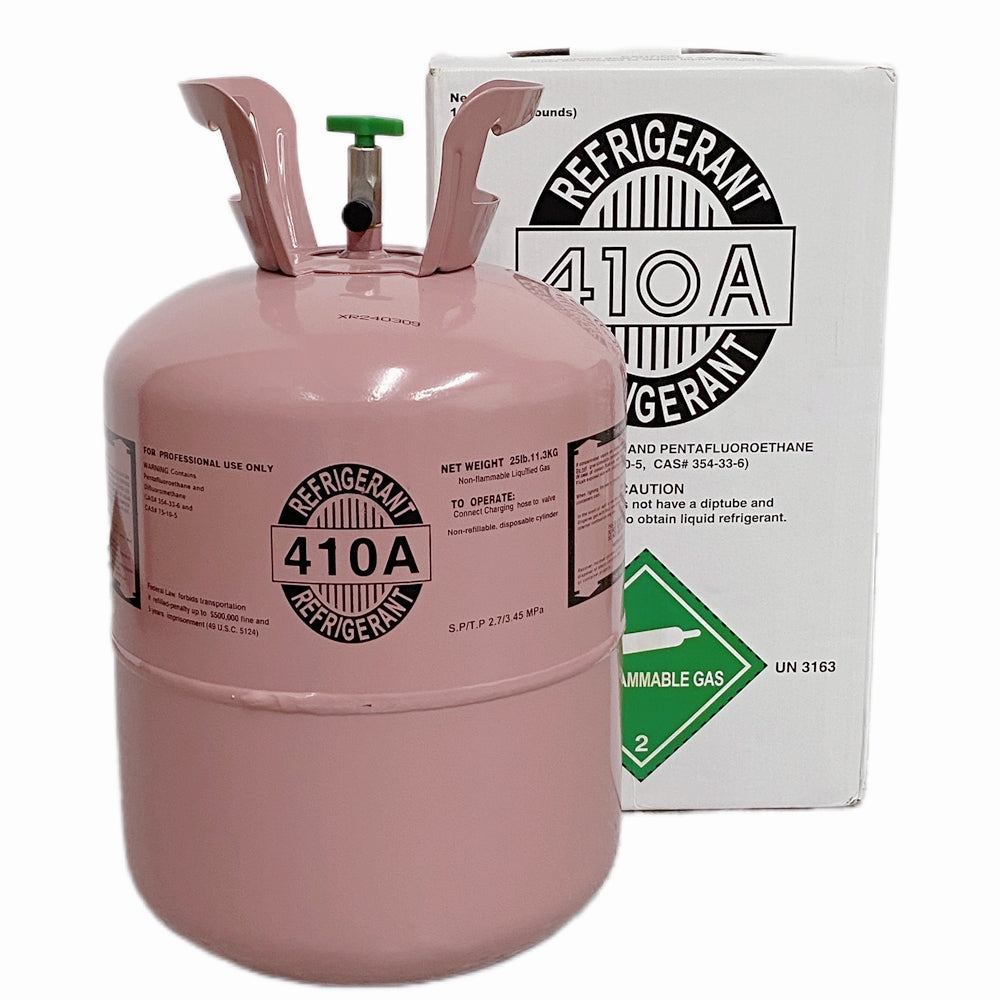 25Lb R410A / R-410A Refrigerant Gas Cylinder for AC & Heat Pumps