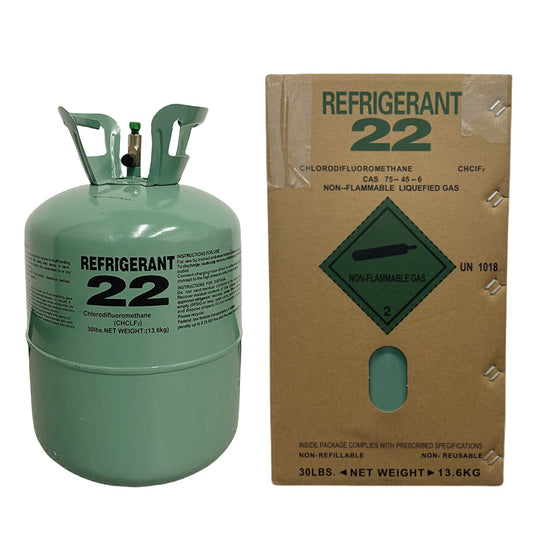 30Lb R22 / R-22 Refrigerant Gas Cylinder for Existing HVAC Systems
