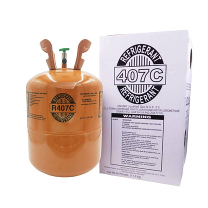 25Lb R407C / R-407C Refrigerant Gas Cylinder for HVAC Systems