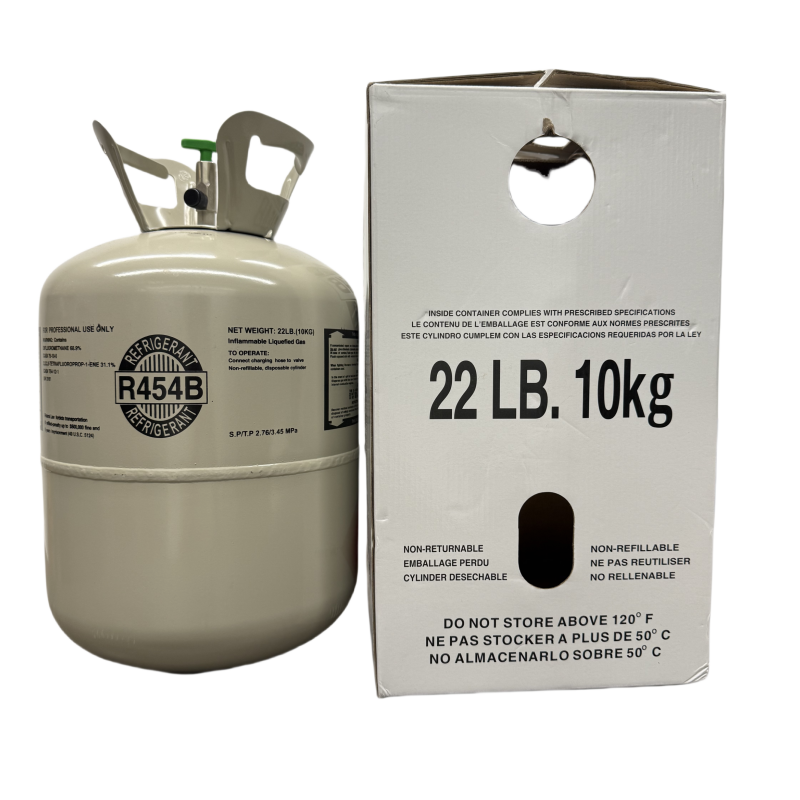 22Lb R454B / R-454B Refrigerant Gas Cylinder for HVAC Systems