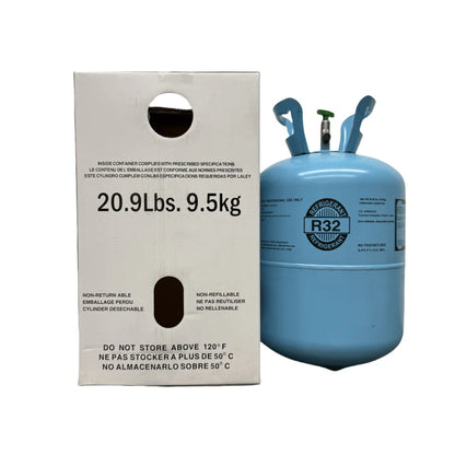 20.9Lb R32 / R-32 Refrigerant Gas Cylinder for AC & Heat Pumps