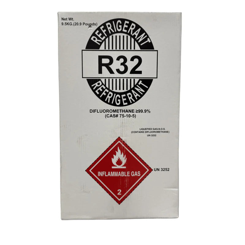 20.9Lb R32 / R-32 Refrigerant Gas Cylinder for AC & Heat Pumps