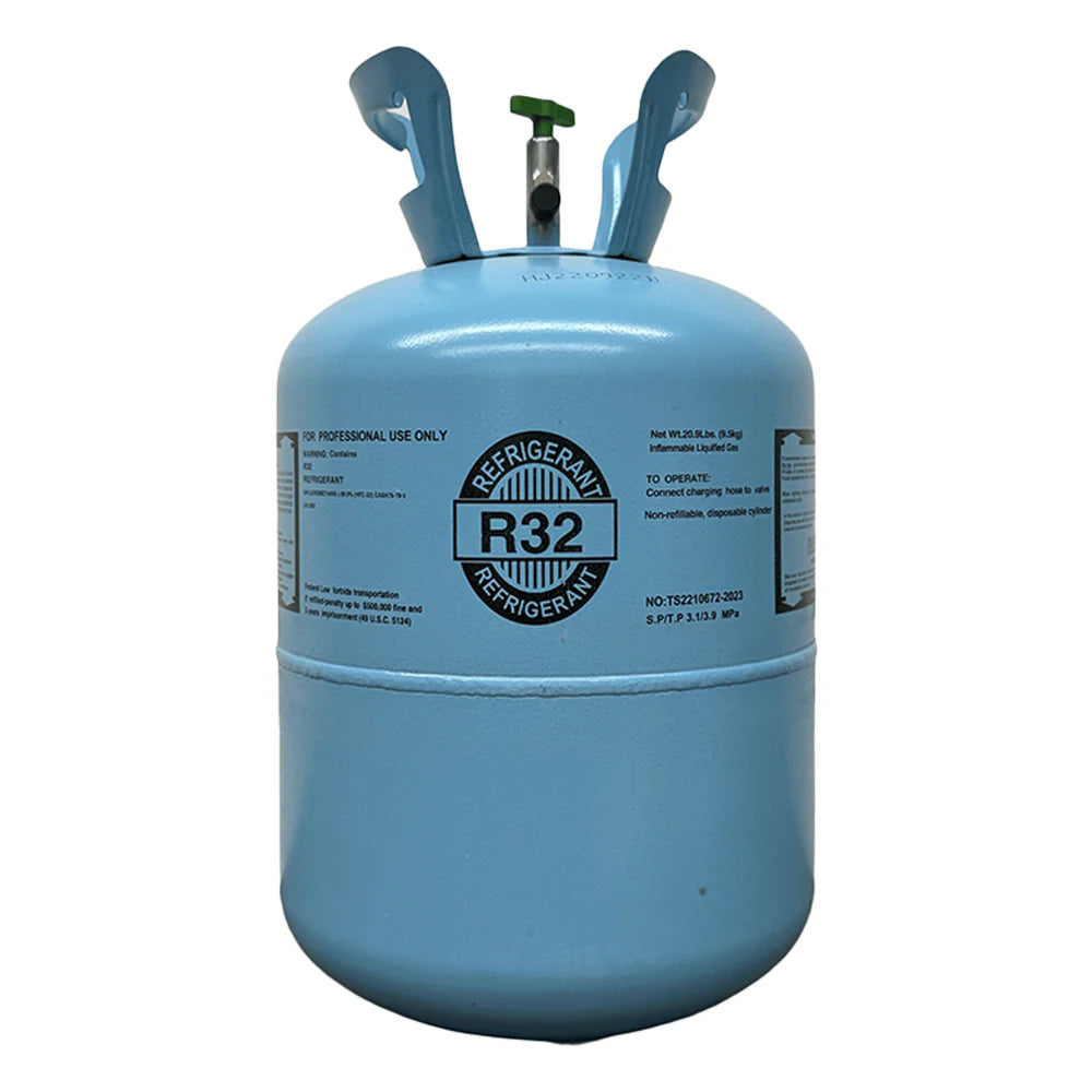 20.9Lb R32 / R-32 Refrigerant Gas Cylinder for AC & Heat Pumps