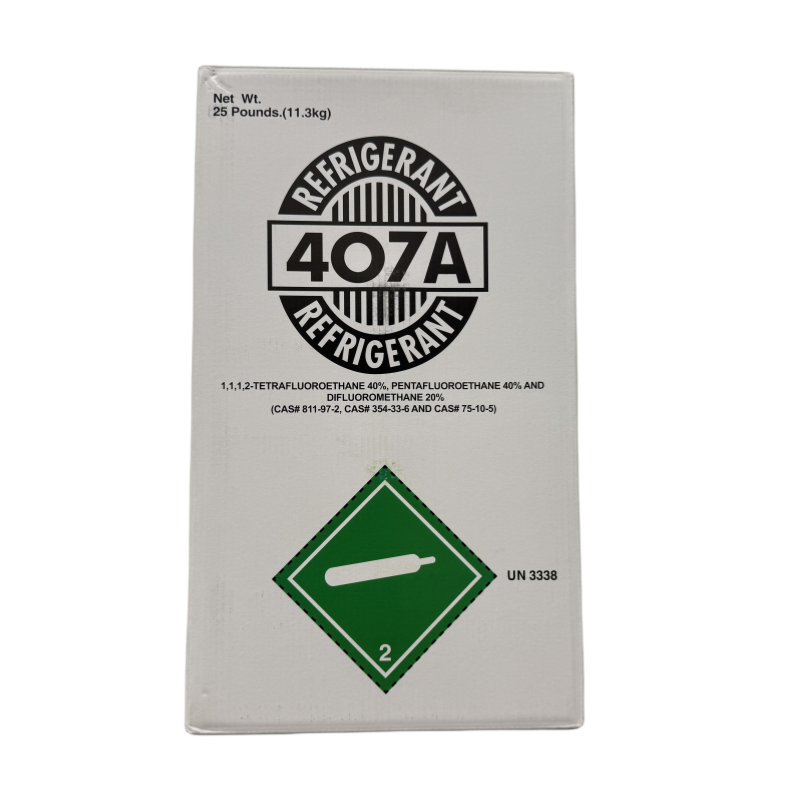 25Lb R407A / R-407A Refrigerant Gas Cylinder for Commercial Refrigeration Systems