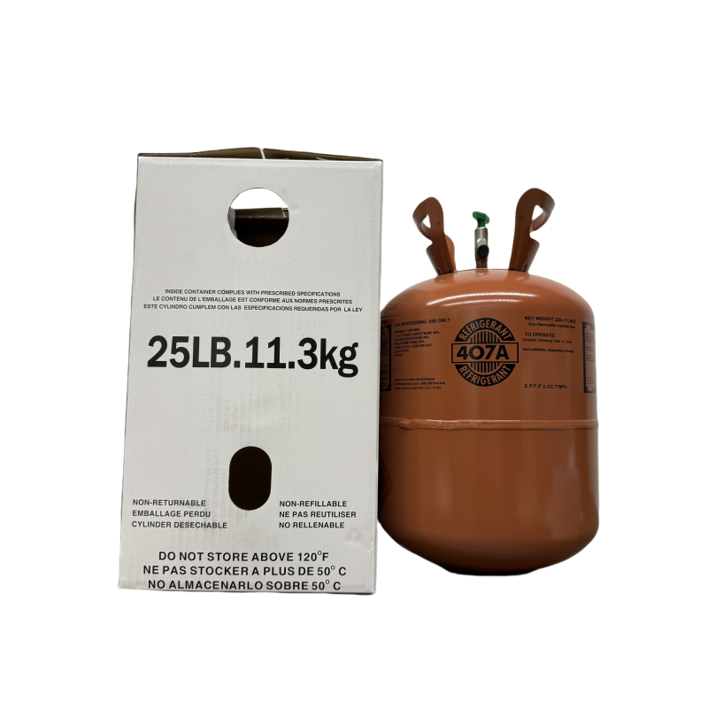 25Lb R407A / R-407A Refrigerant Gas Cylinder for Commercial Refrigeration Systems
